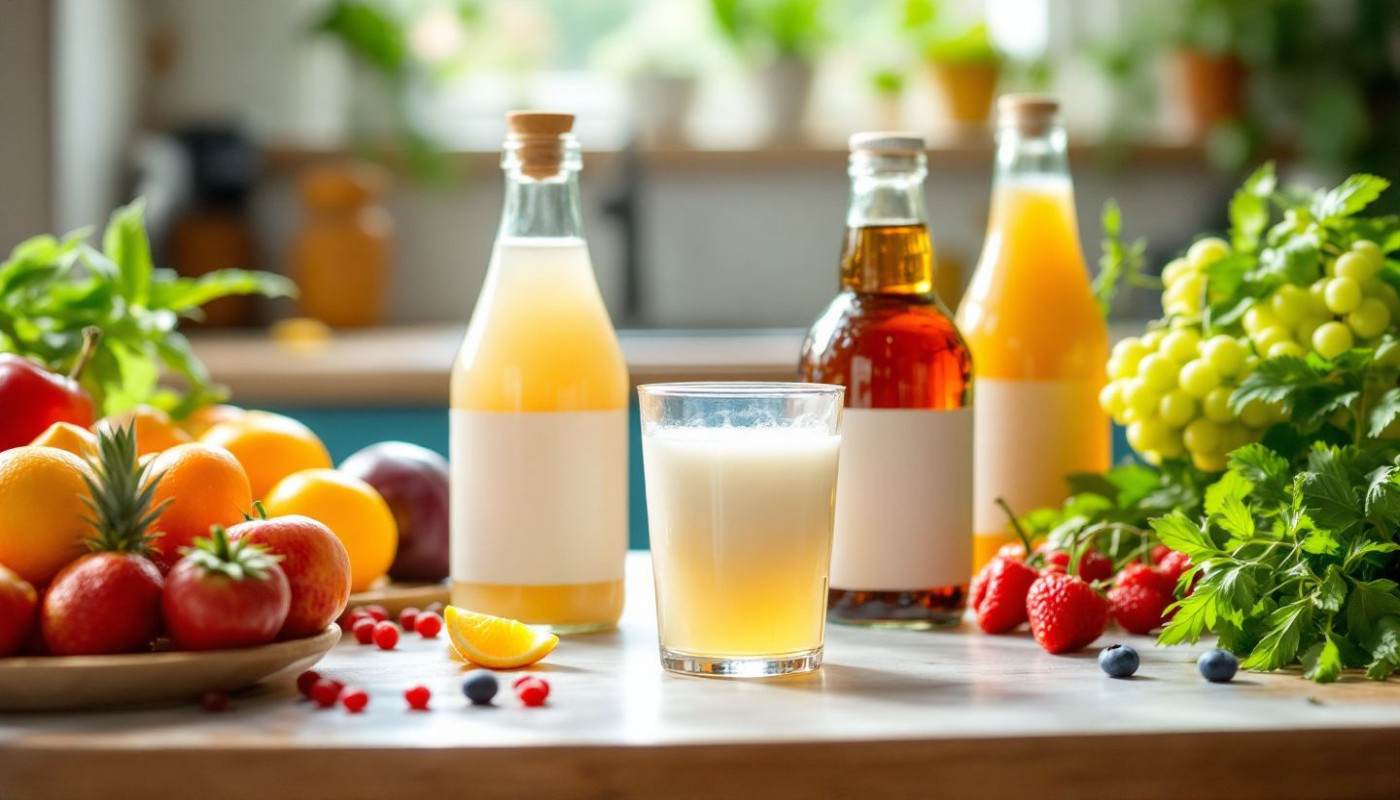 Boissons fermentées maison kéfir et kombucha pour votre microbiote